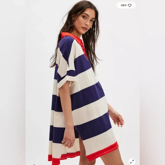 Free People | Dresses | Free People Prime Time Rugby Maxi Dress Med Nwt |  Poshmark